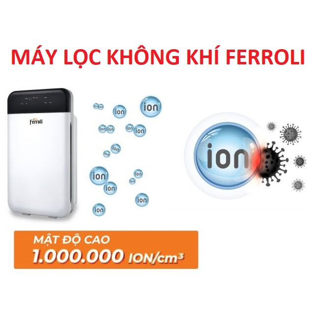 Máy lọc không khí,  tạo ionizer Ferroli FAP-43D - Bảo hành 24 tháng