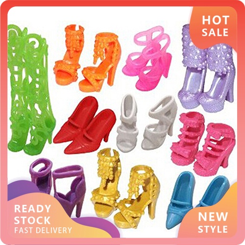 Set 10 Đôi Giày Thời Trang Cho Búp Bê