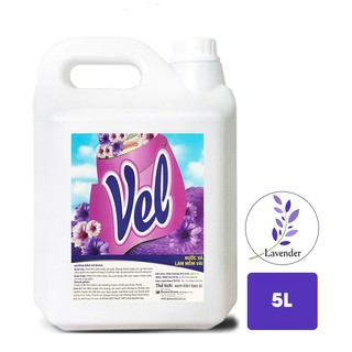 Nước Xã Quần Áo 🌈HÀNG CHÍNH HÃNG🌈 Nước xả vải VEL can 5L - Hương Lavender | Greencross