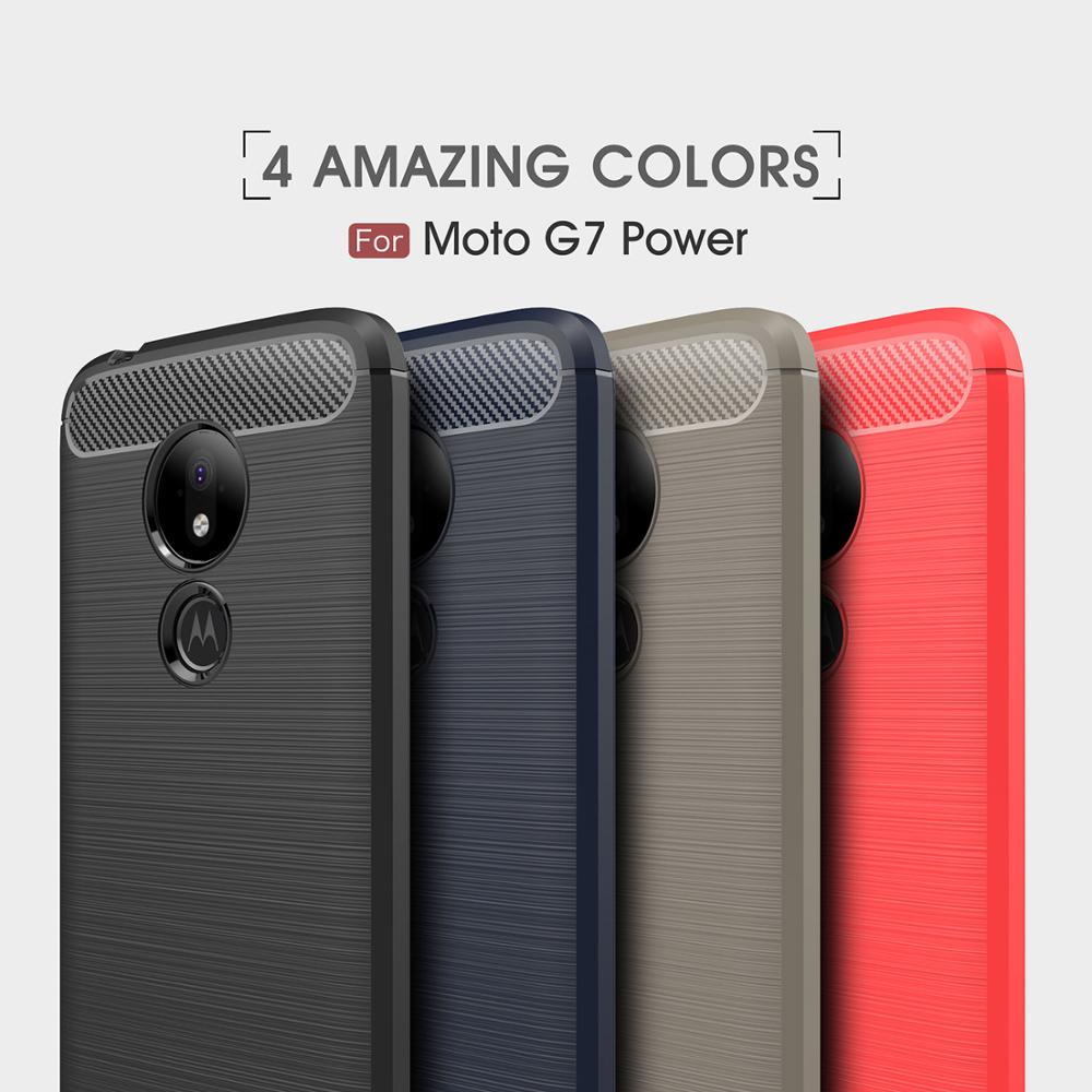 Ốp điện thoại silicon TPU mềm chống sốc cho Motorola Moto G7 Power Moto G7 Play