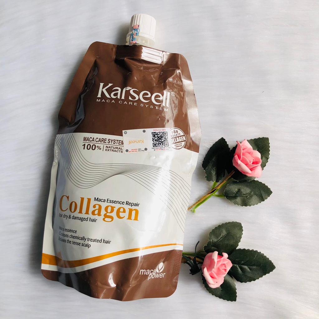 KARSEELL- Dầu Hấp Ủ Tóc Dưỡng Ẩm Phục Hồi Siêu Mềm Mượt Hương Nước Hoa Collagen Karseell