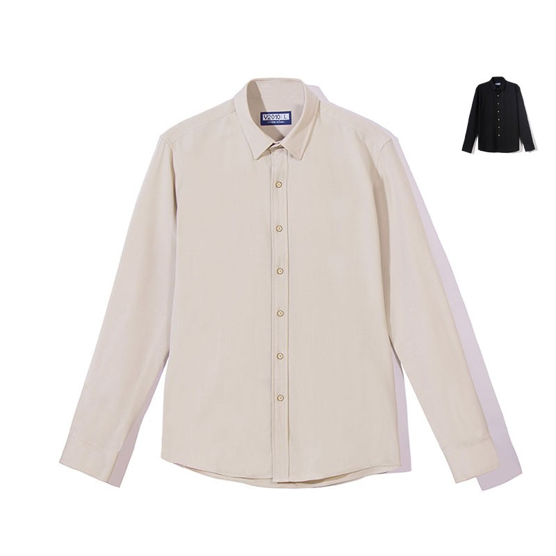 [Mã INCU50 giảm 50K đơn 250K] Áo Sơ Mi Nam Dài Tay Trơn Đơn Giản Thương Hiệu Y2010 M24 20220