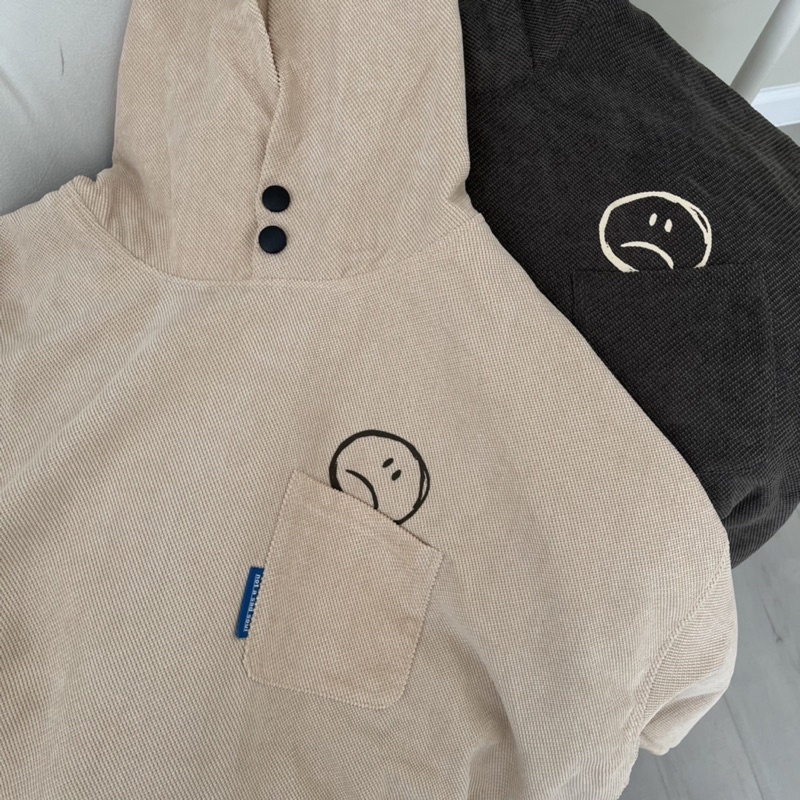 Áo khoác hoodie nút bấm có túi NASS (HOODIE BUTTON)