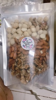 Combo 1kg mix óc chó, hạnh nhân, macca
