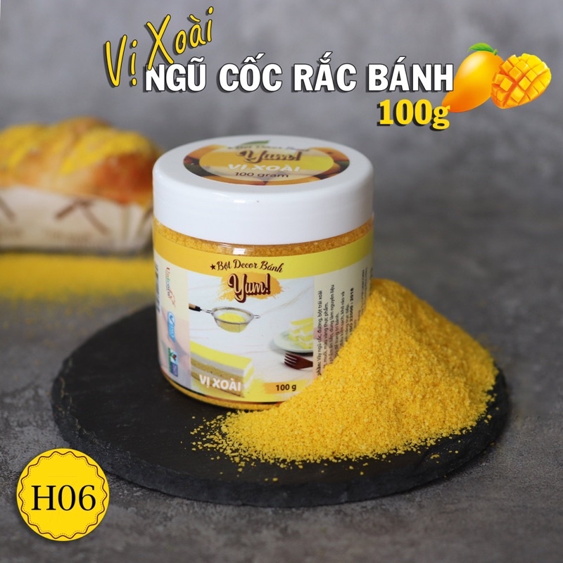 Bột rắc bánh sinh nhật, Trang trí Bánh kem, Bánh gato, Đồng tiến 100g