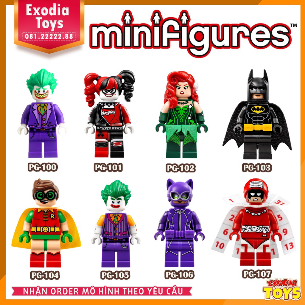 Xếp hình minifigure siêu anh hùng Người Dơi và Kẻ Phản Diện  : Batman The Movie - Đồ Chơi Lắp Ghép Sáng Tạo - POGO 8032