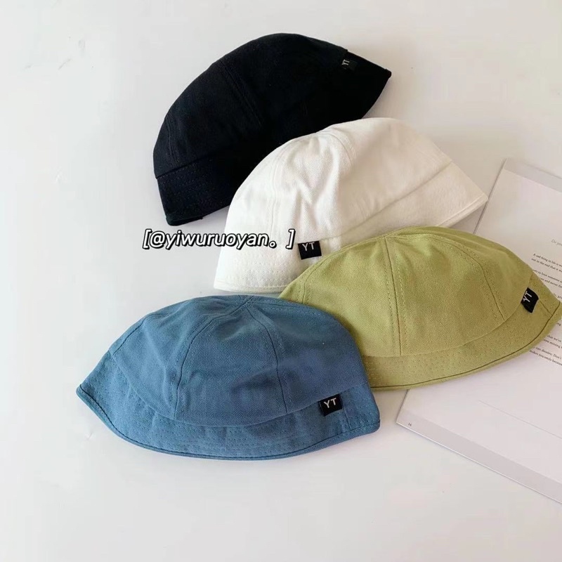 Mũ bucket nón vành kaki phong cách cho bé trai bé gái