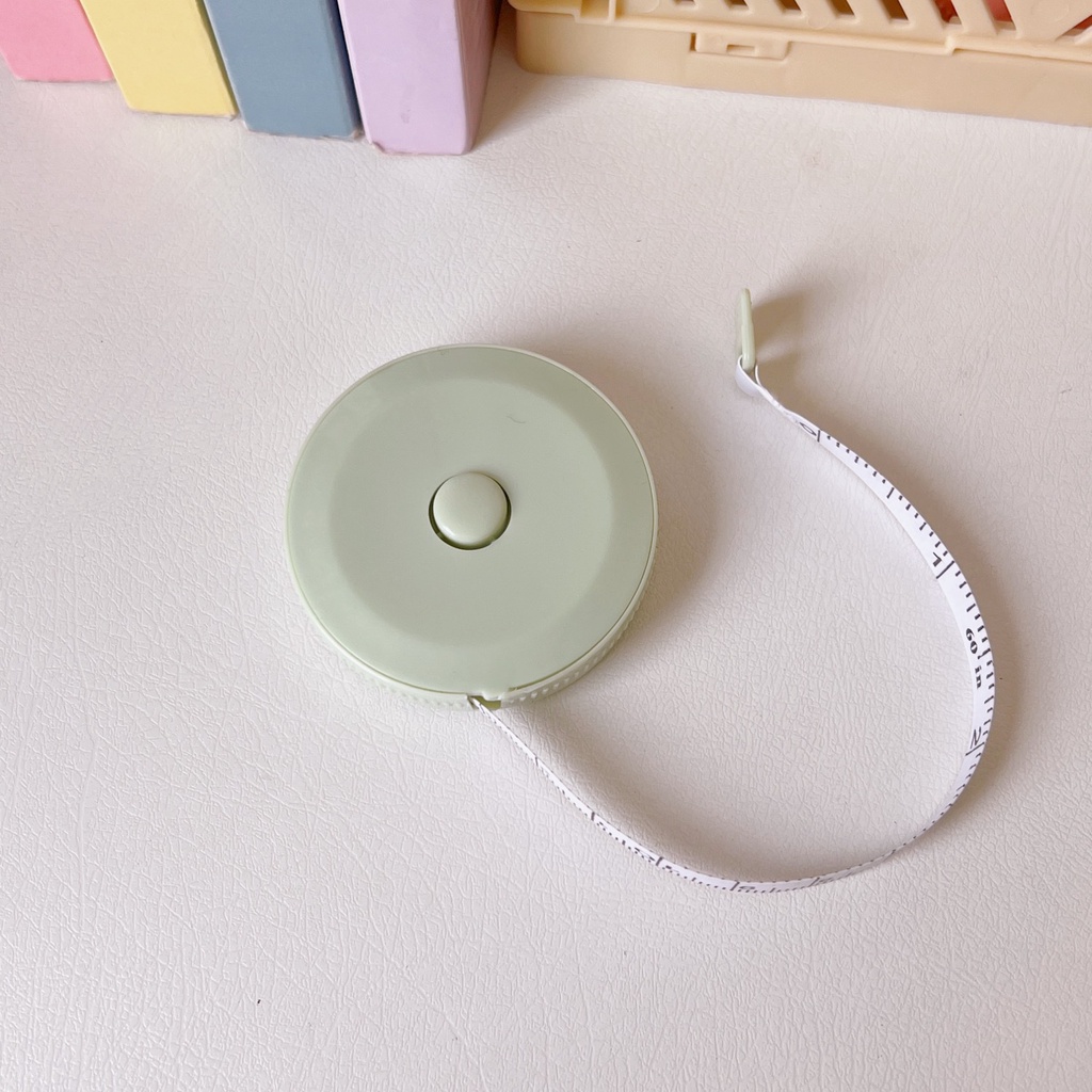 Thước dây đo hình tròn nhỏ gọn tiện dụng (4 màu)