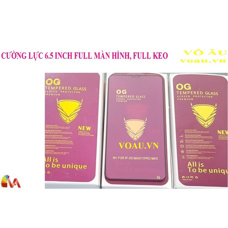 CƯỜNG LỰC 6.5 INCH FULL MÀN HÌNH, FULL KEO [chính hãng]