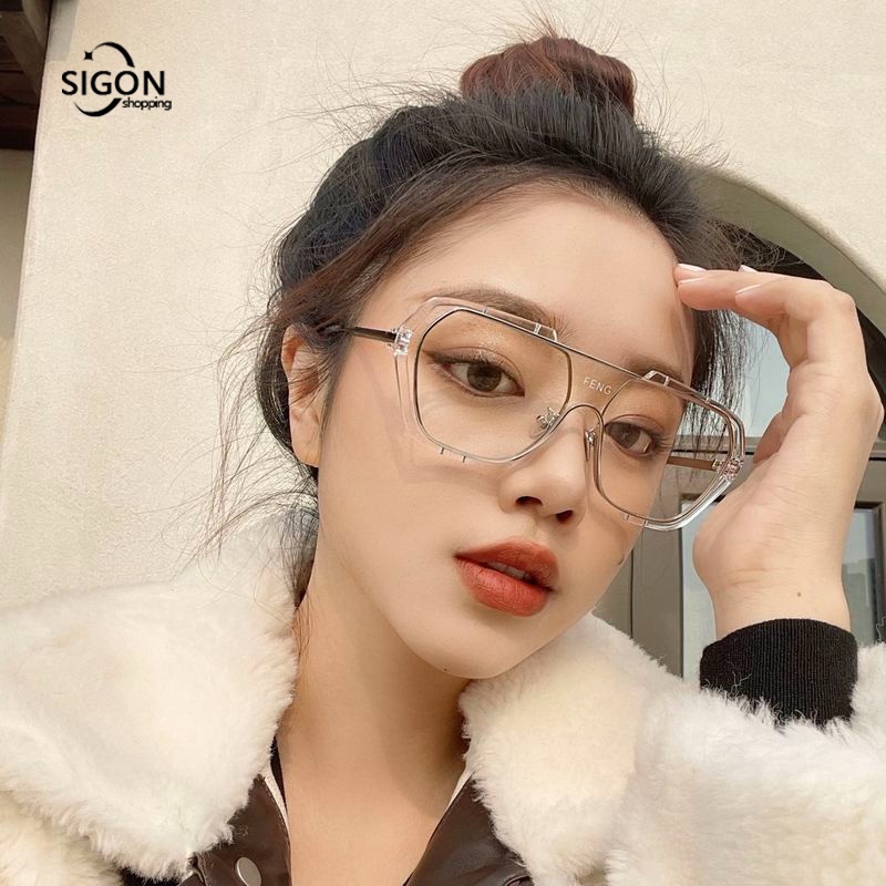 Kính Mát Gọng Lớn Chống Tia Cực Tím Thời Trang Retro