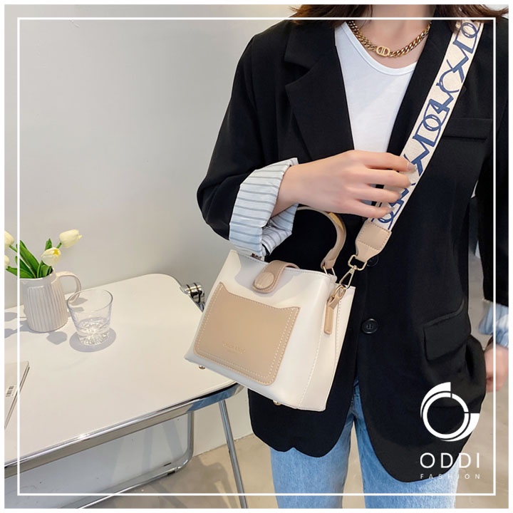 Túi Xách Nữ Đẹp Túi Đeo Chéo Nữ Thời Trang Chất Da Cao Cấp Phối Màu Cực Xinh ODB318 - ODDI FASHION