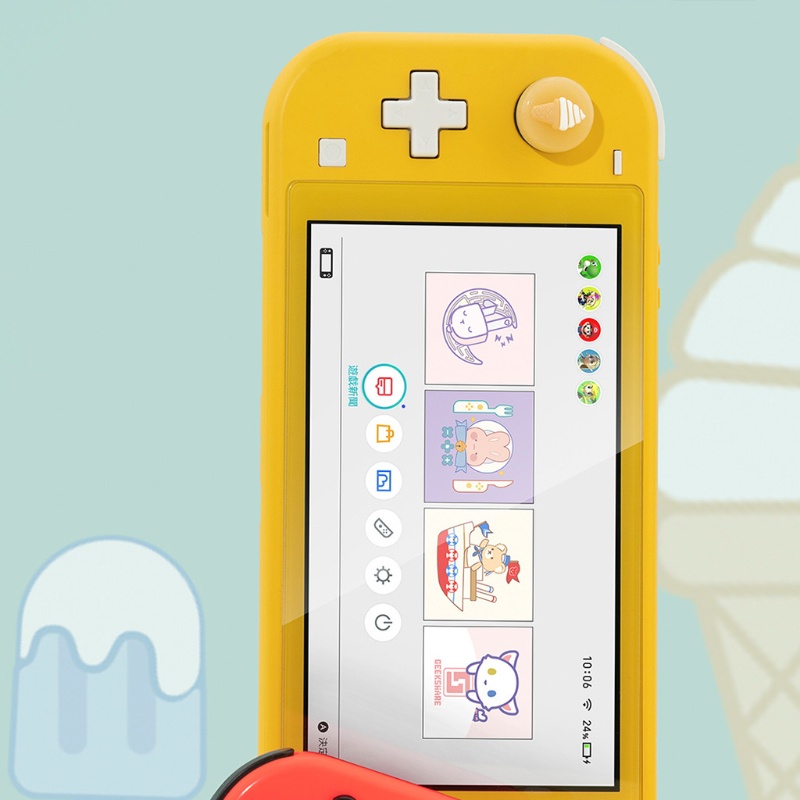 Nút Bấm Hình Cây Kem Cho Máy Chơi Game Switch NS Lite