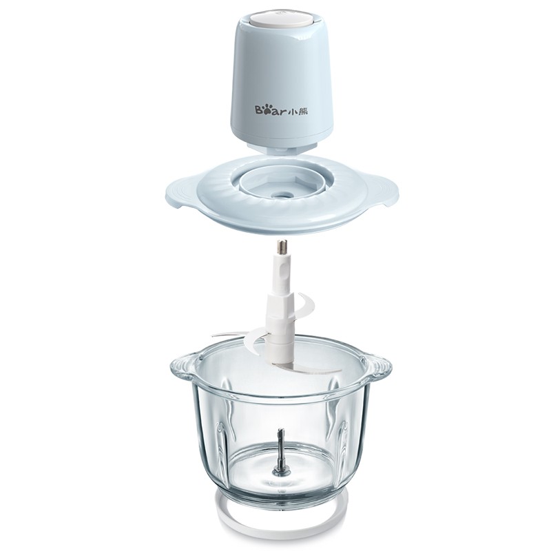 Máy xay thịt / rau củ quả BEAR QSJ-C03B1 bằng thép không gỉ 300W 2L