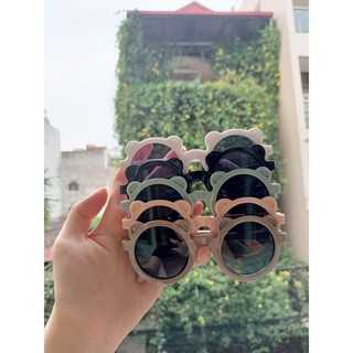Kính cho bé - Kính râm mắt gấu cho bé, ảnh thật, hàng có sẵn