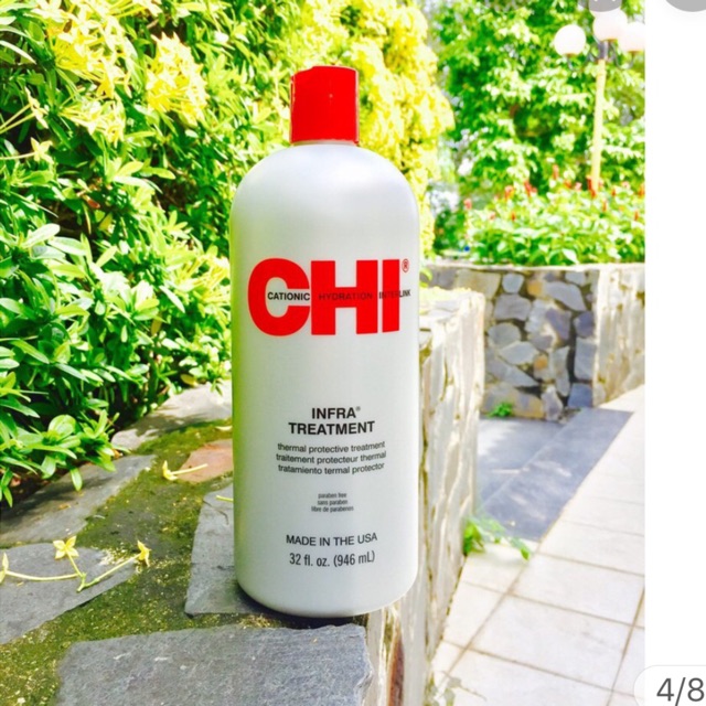 Dầu xả dưỡng tóc CHI Infra Treatment phục hồi tóc khô và hư tổn 946ml