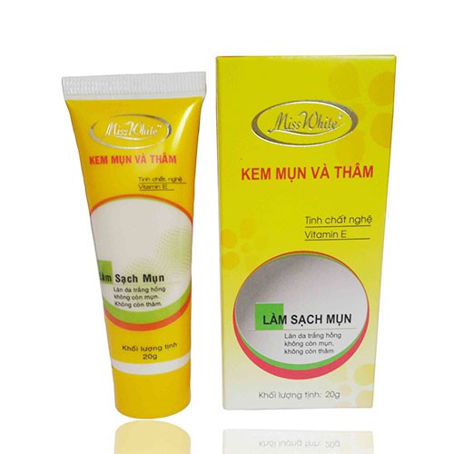 Kem Mụn Và Thâm Misswhite 20g tuýp Vàng