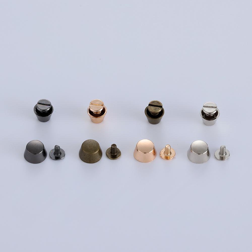 Set 10 Đinh Tán Đầu Tròn 10 / 12mm Chuyên Dụng Cho Trang Trí Đồ Da / Giày