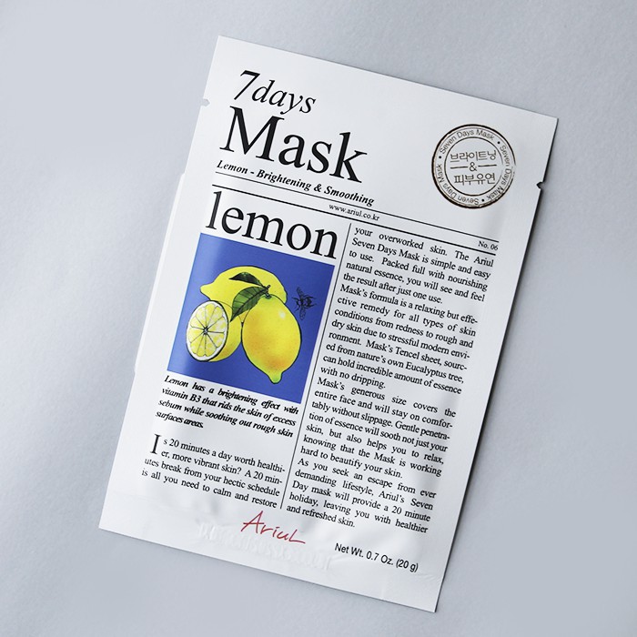 Mặt Nạ 7 Ngày Tinh Chất Thiên Nhiên Ariul 7days Mask 20g | BigBuy360 - bigbuy360.vn