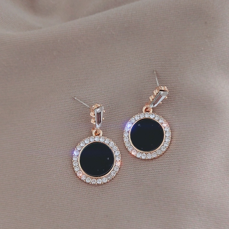 ❤zheting❤Bông Tai Mạ Bạc 925 Hình Học Cá Tính Thời Trang Hàn Quốc Cho Nữ