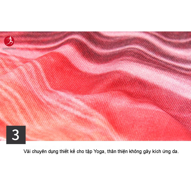 Quần Legging Nữ Lửng Tập Yoga In Họa Tiết Co Giãn 4 Chiều Thoải Mái  LGG0202