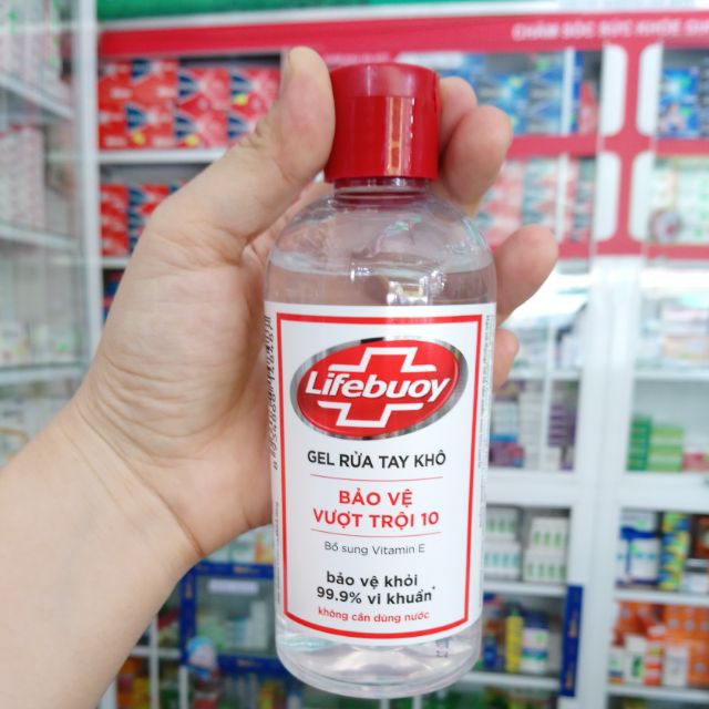 [GIA TOT ] GEL Rửa tay khô LIFEBOUY  màu đỏ diệt 99,9% vi khuẩn 235ml | BigBuy360 - bigbuy360.vn