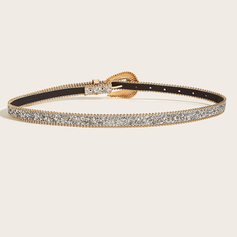 Thắt Lưng Đính Kim Sa Lấp Lánh Sang Trọng Cho Nữ