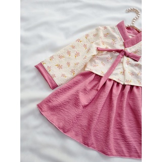 [ CÓ QUÀ TẶNG 💝] Đầm handbok hồng bé gái