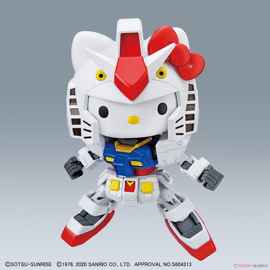 Mô Hình Gundam Bandai Hello Kitty / RX-78-2 Gundam SD EX Standard [GDB] [BSD]