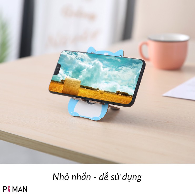 Giá đỡ điện thoại hình mèo may mắn hàng loại 1 PK08 Piman | BigBuy360 - bigbuy360.vn