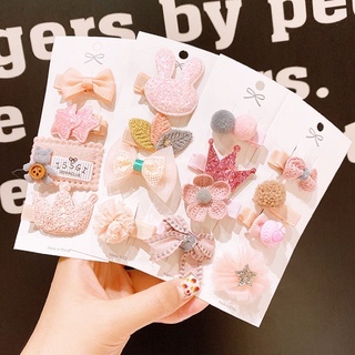 Set kẹp tóc nơ xinh xắn bé gái