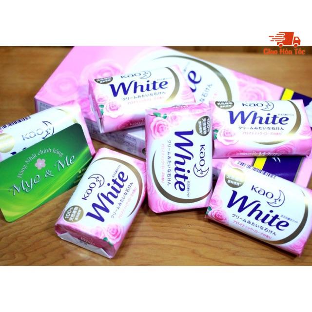 Xà phòng tắm Kao White hương hoa hồng 85g