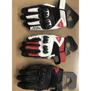 Găng tay lái xe mô tô màu trắng đen