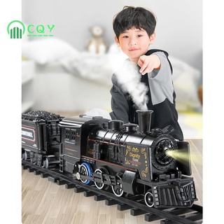 Set đồ chơi đường ray xe lửa bằng hợp kim cho bé