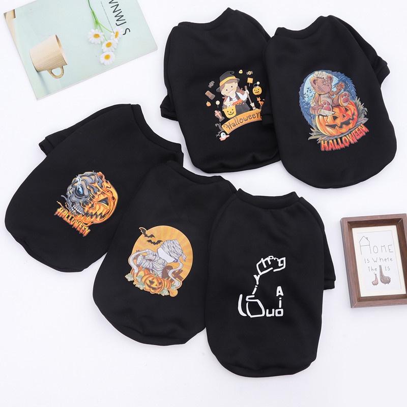 Áo Nỉ Halloween Đáng Sợ Cho Thú Cưng