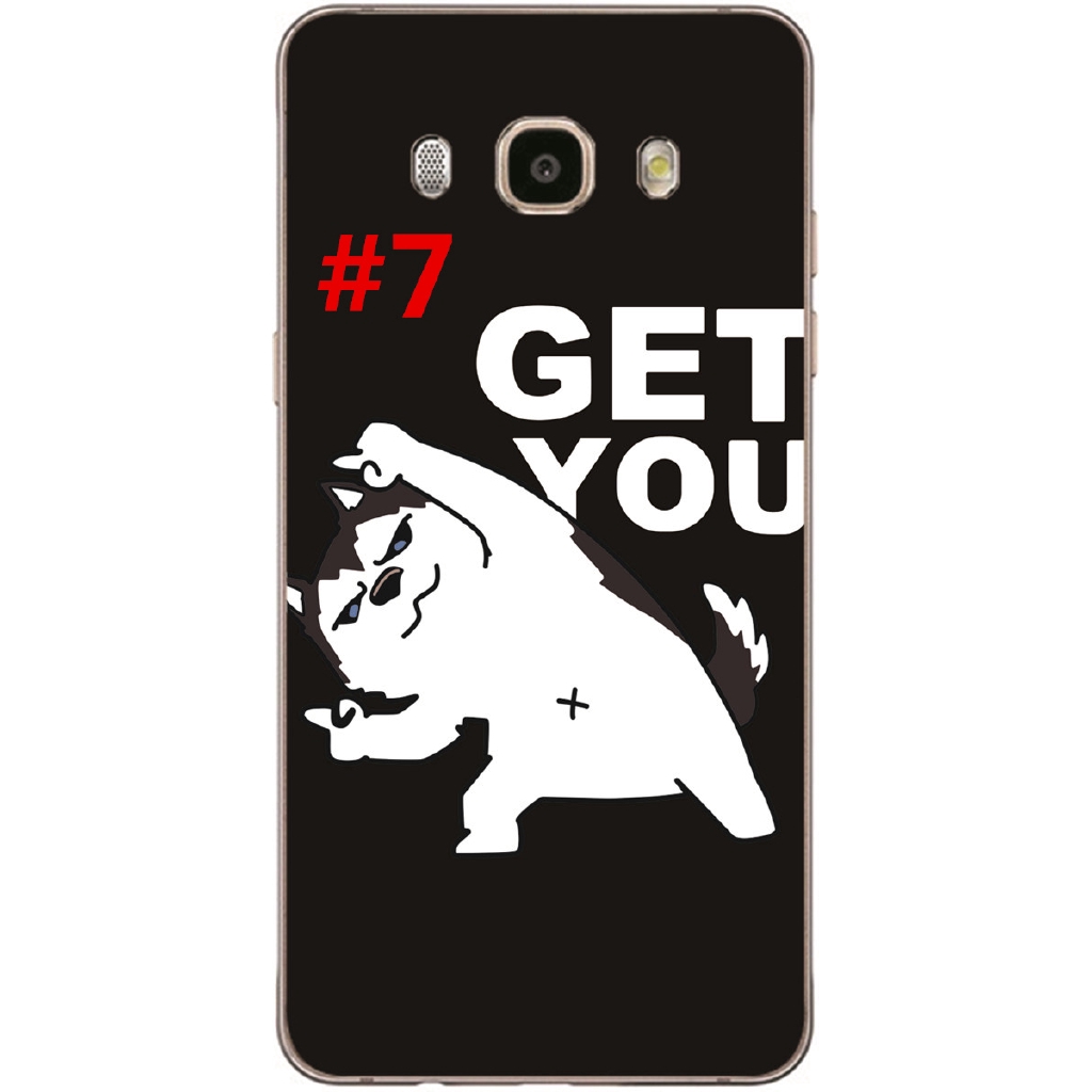 Ốp điện thoại TPU mềm chống sốc hình chú mèo hoạt hình dễ thương cho Samsung Galaxy J1 ACE J110 / J2 J3 J5 J7 2015