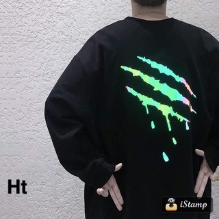 [Sói Xám] [Free ship 50k] ❤️❤️❤️- Áo nỉ phản quang móng vuốt HT12 -Vải xịn