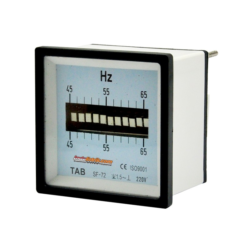 Máy đo tần số HZ 45-65 HZ rung 72x72 Analog
