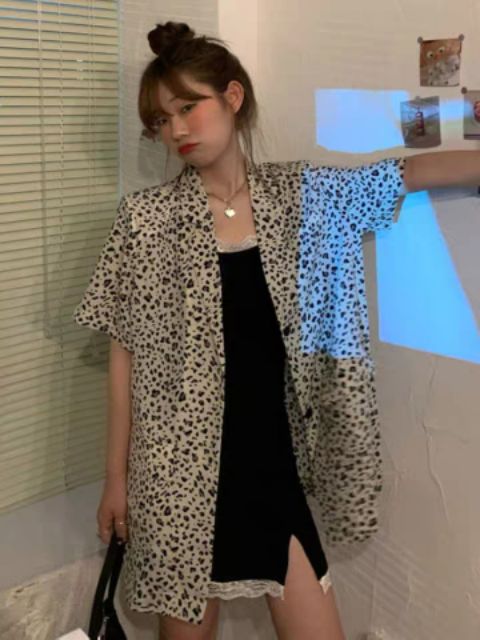 [Sẵn blazer] Set blazer mỏng tay ngắn + váy 2 dây xẻ phối ren | BigBuy360 - bigbuy360.vn