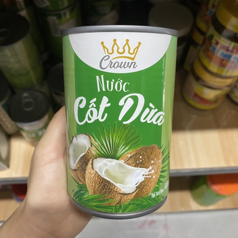 Nước Cốt Dừa Crown Lon 400ml