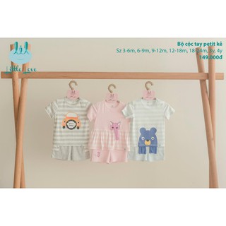 Litte love Bộ cộc tay petit cho bé.