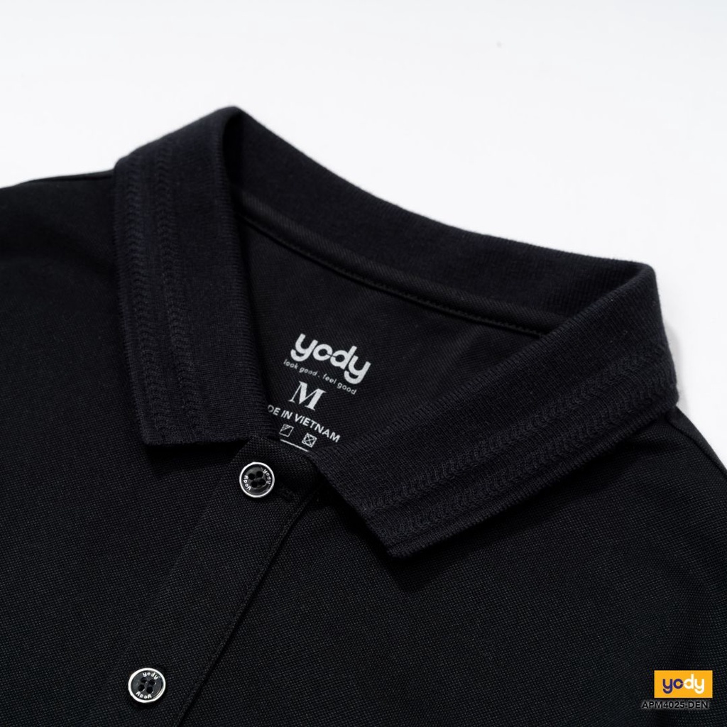 Áo Polo Nam YODY Airmax In Ngực, Áo Thun Cộc Tay Có Cổ Chính Hãng Co Giãn Lịch Lãm APM4025