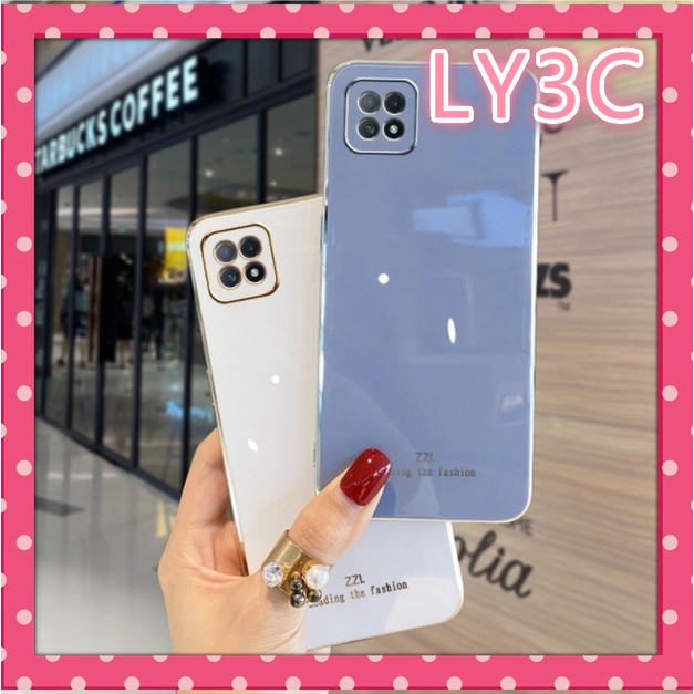 Ốp Điện Thoại Silicone Mềm Mạ Điện LY3C Cho Samsung Galaxy A22 5g / A22 5g / A11 / A03S / A31 / A51 / A71 / A750 / A7 2018