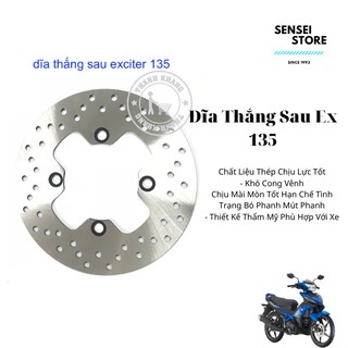 Đĩa sau Exciter 135 ( dĩa thắng phanh dầu kiểu zin Ex135 Yamaha ) Sensei-store