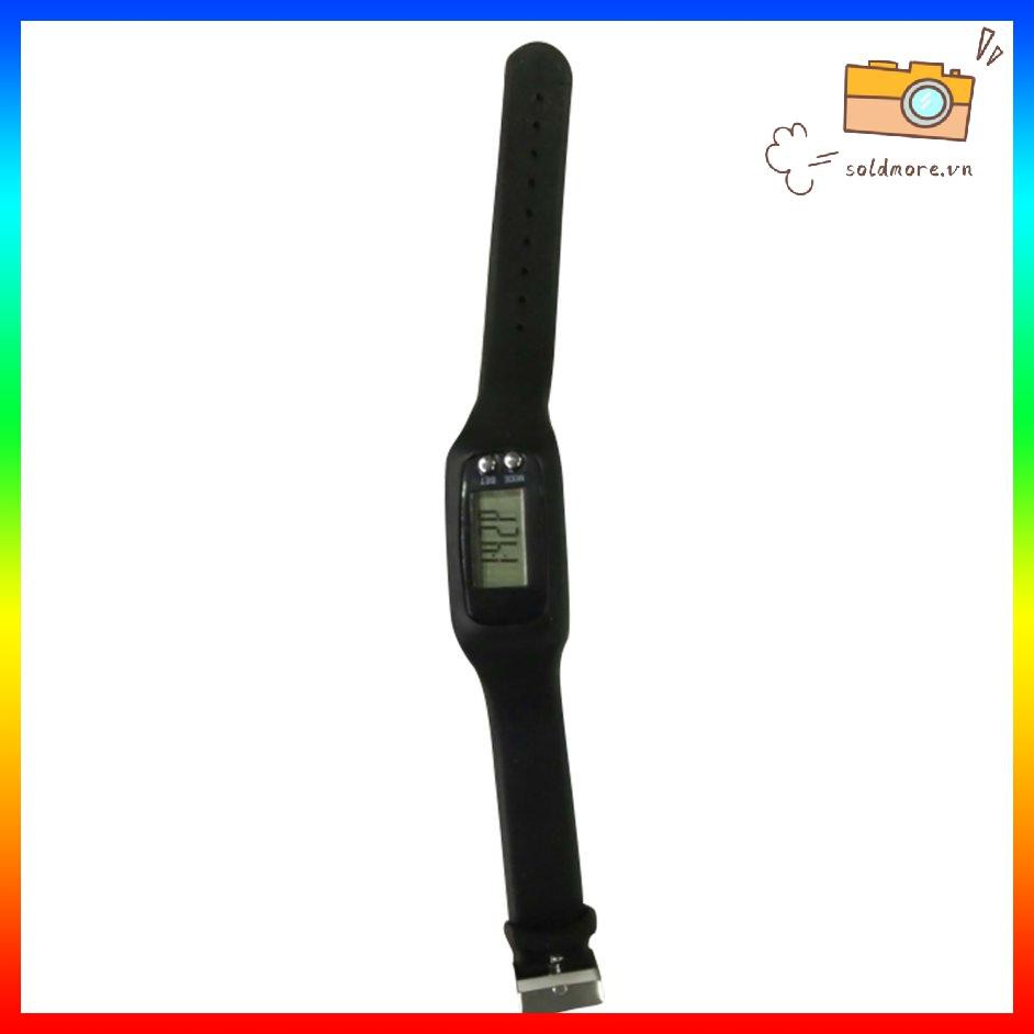 Đồng Hồ Đếm Bước Chân Thể Thao Chất Liệu Silicon