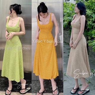 ĐẦM MIDI XỐP HAI DÂY