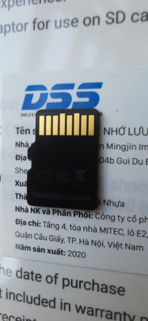 Thẻ nhớ 64G DSS chính | BigBuy360 - bigbuy360.vn