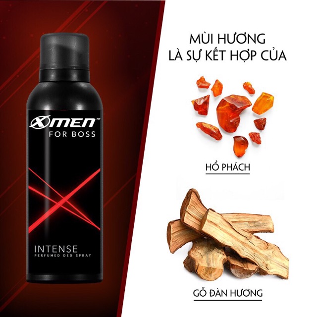 [SALE] COMBO DẦU GỘI 650G + XỊT KHỬ MÙI 150ML XMEN FOR BOSS