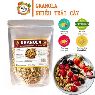 Ngũ cốc granola ăn liền giảm cân (Có giấy CN ATVSTP) thêm 5 loại trái cây - healthy Shop Mẹ Minh