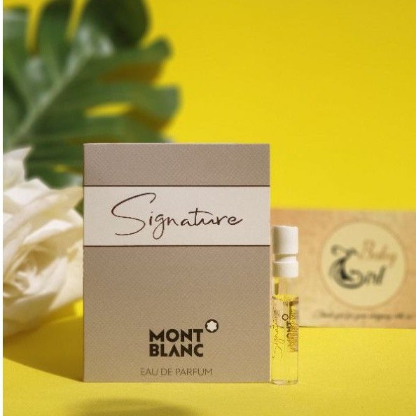 Mẫu Thử Nước Hoa Nữ Montblanc Signature Eau De Parfum 2ml | BigBuy360 - bigbuy360.vn