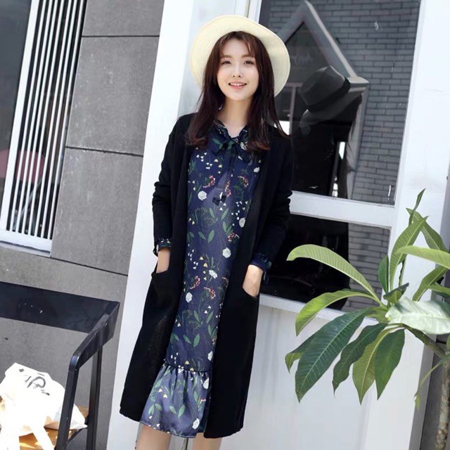 Áo Cardigan dáng dài hàng đẹp loại 1 | BigBuy360 - bigbuy360.vn
